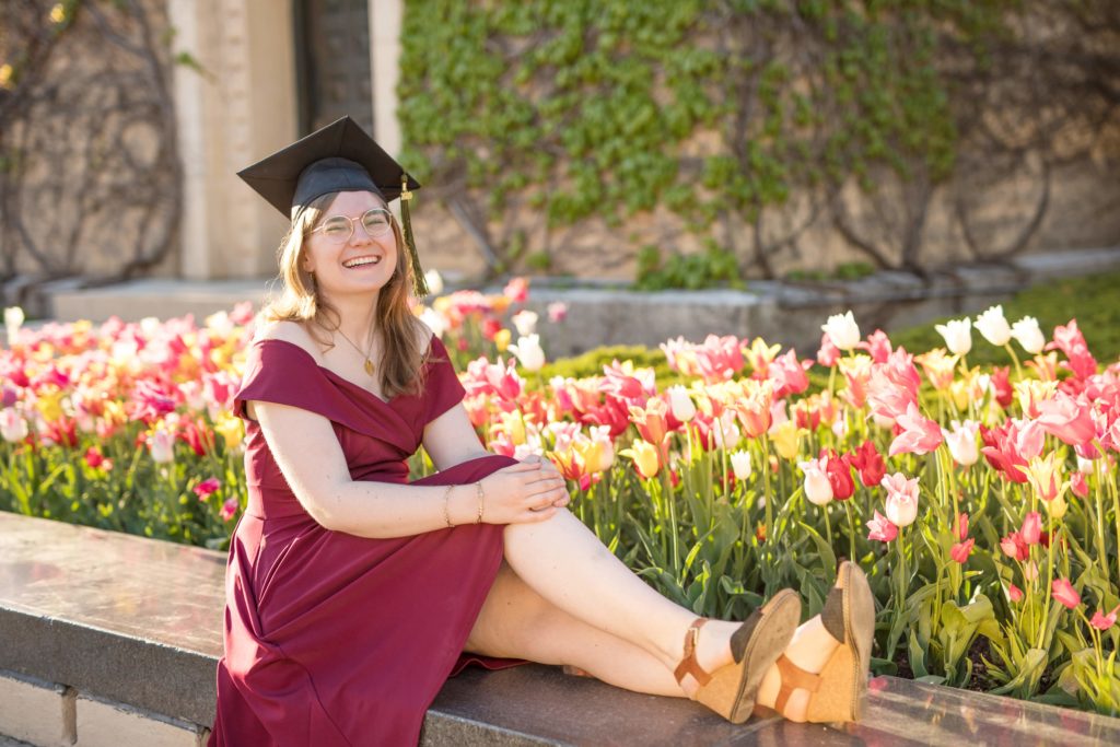 Tulip Graduation Photo Madison WI