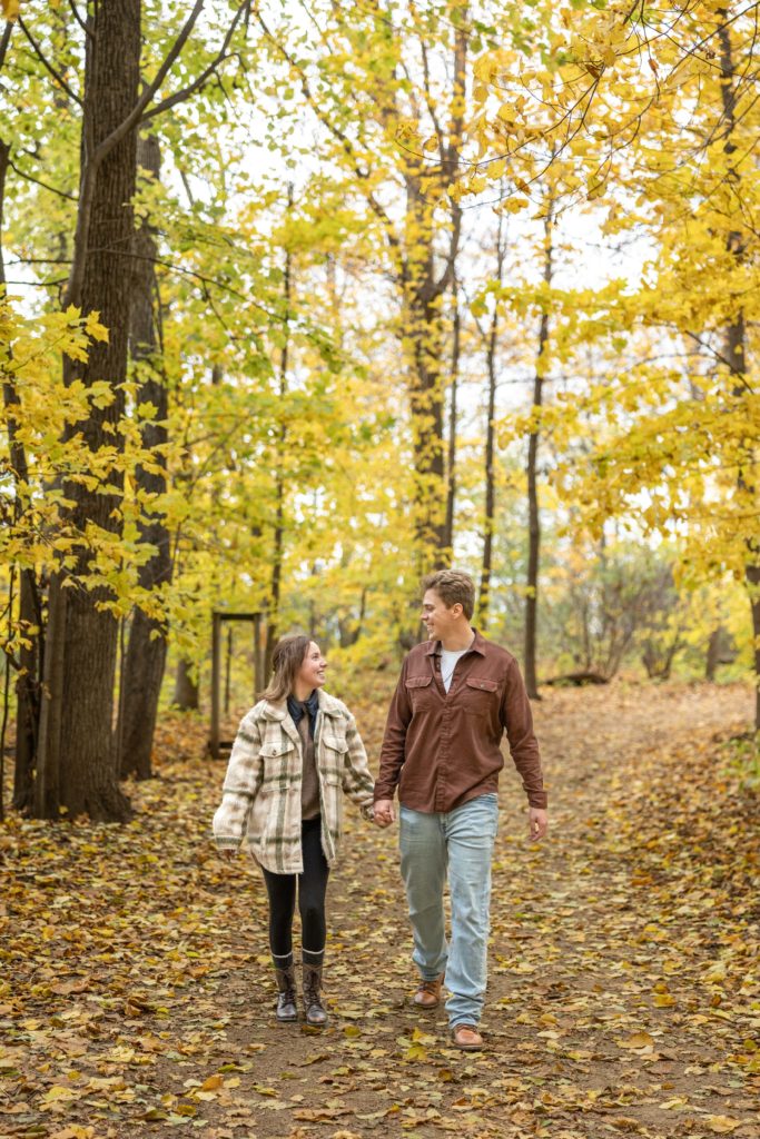 Fall Engagement Session Madison WI