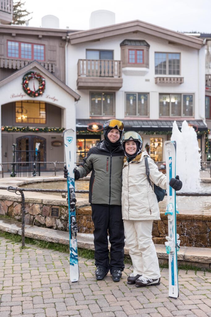 Vail Village Ski Engagement Session