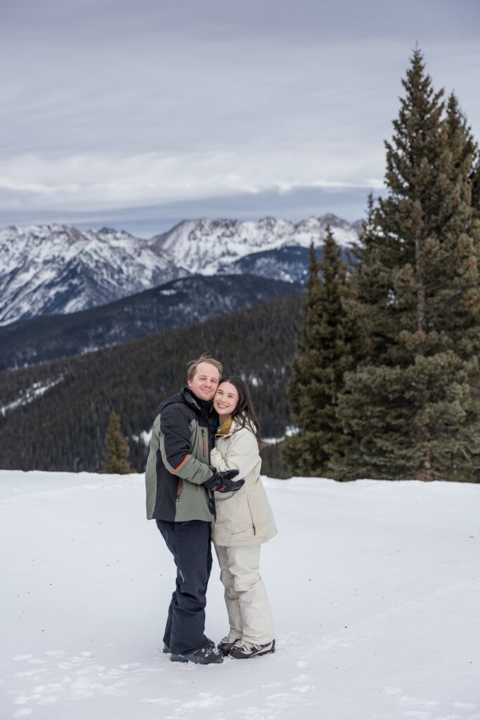 Vail Colorado Winter Engagement Session